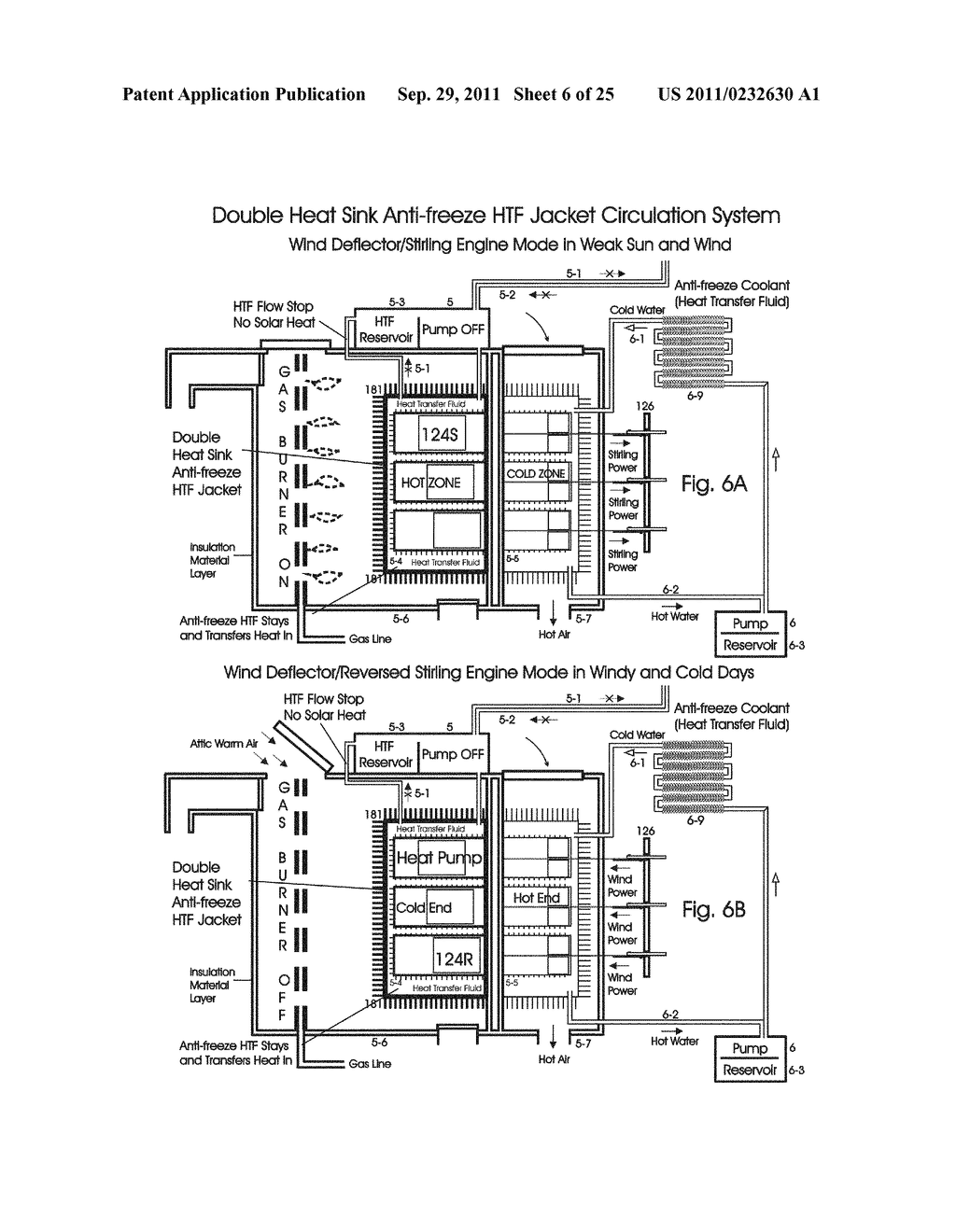 SOLAR COLLECTOR/WIND DEFLECTOR CONVERSION OF A SOLAR AND WIND CONVERTER - diagram, schematic, and image 07