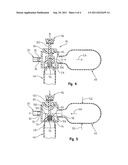 Ventilation valve for a veterinary anesthesia system diagram and image