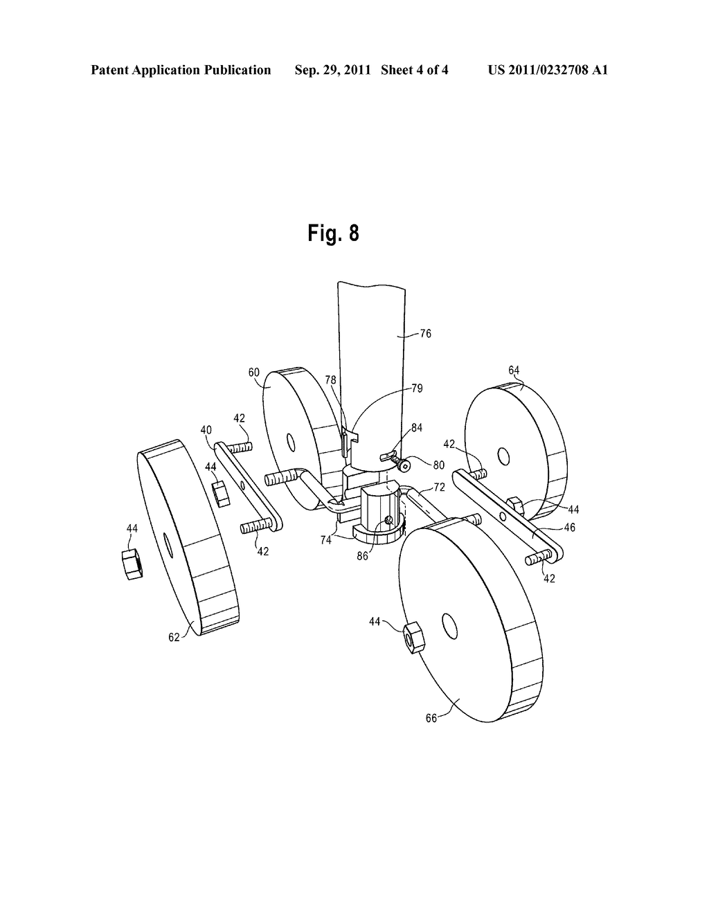 Walker and wheel assembly - diagram, schematic, and image 05