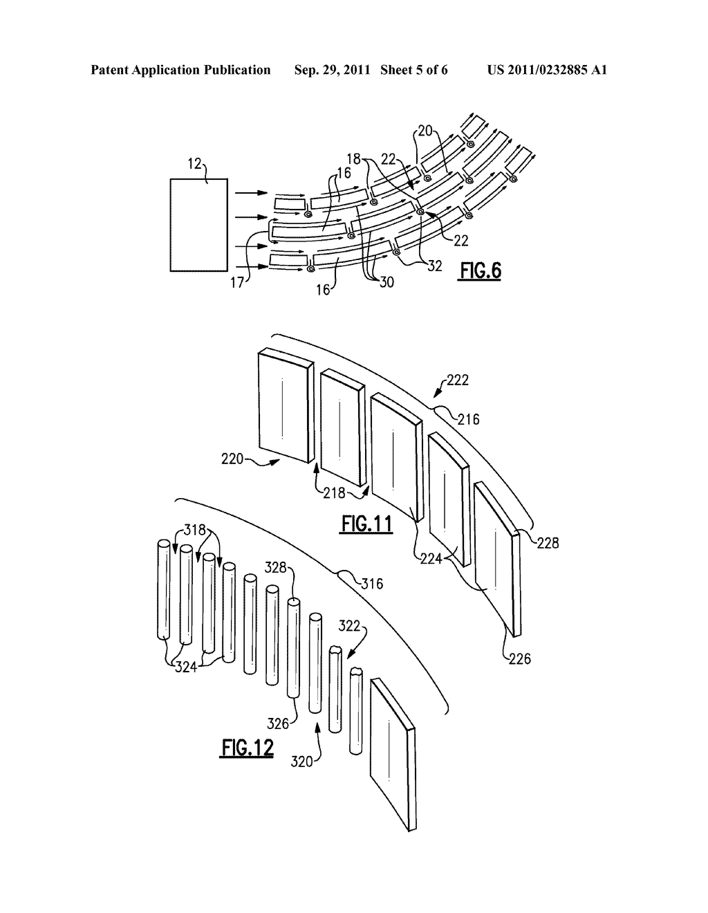 HEAT TRANSFER DEVICE WITH FINS DEFINING AIR FLOW CHANNELS - diagram, schematic, and image 06