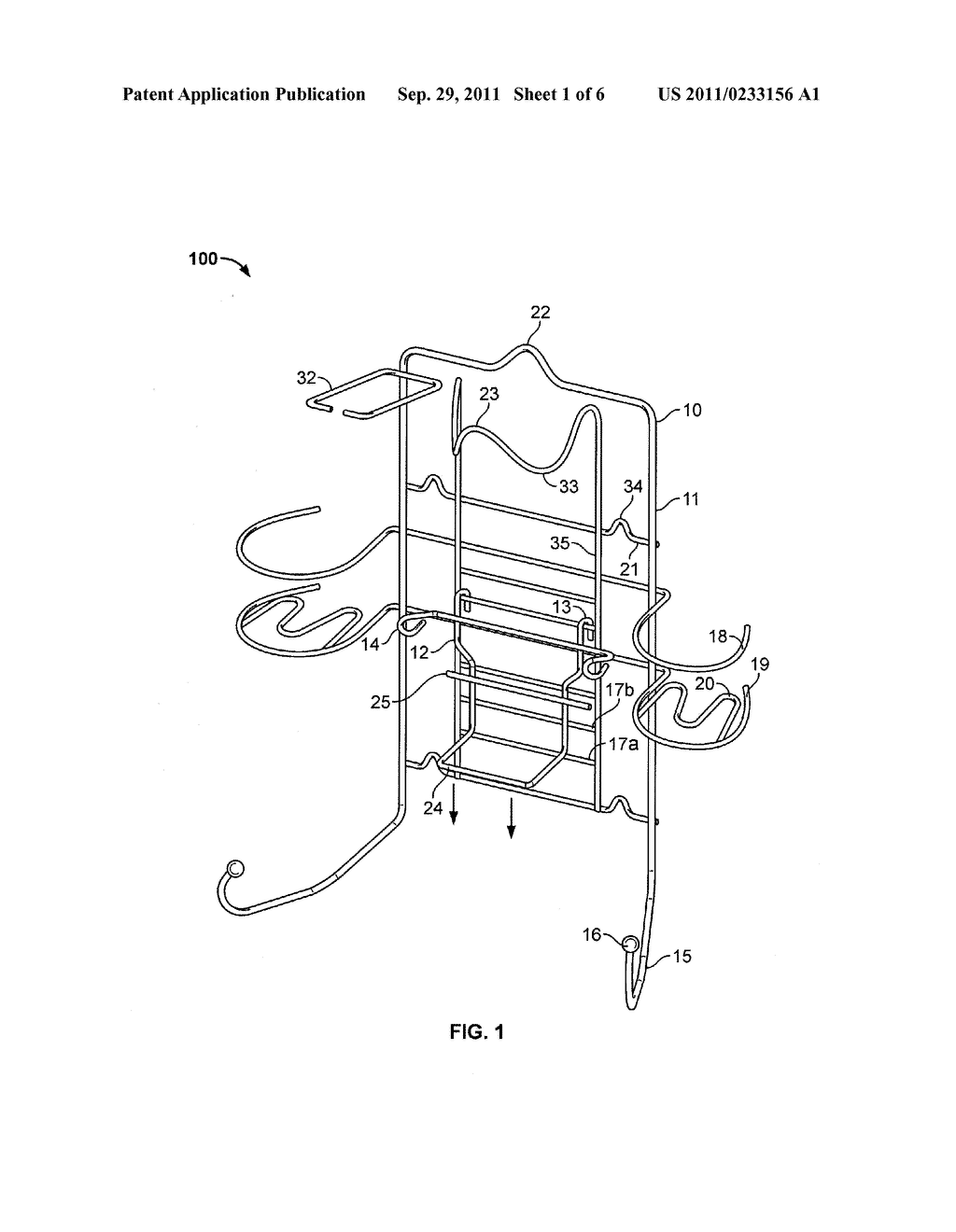 WIRE RACK FOR MOUNTING AN IRON - diagram, schematic, and image 02