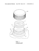 ONE-PIECE NON-CONTAMINATING MILK OR FOOD CONTAINER SEAL AND SEAL REMOVAL     SYSTEM diagram and image