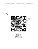 APPARATUS AND METHOD FOR SECUREMENT OF TWO-DIMENSIONAL BAR CODES WITH     GEOMETRIC SYMBOLOGY diagram and image