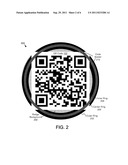 APPARATUS AND METHOD FOR SECUREMENT OF TWO-DIMENSIONAL BAR CODES WITH     GEOMETRIC SYMBOLOGY diagram and image