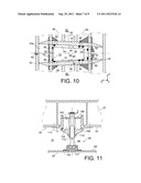 REAR PART OF AN AIRCRAFT COMPRISING A STRUCTURE FOR SUPPORTING ENGINES,     EXTENDING THROUGH THE FUSELAGE AND CONNECTED THERETO BY AT LEAST ONE     CONNECTING ROD diagram and image