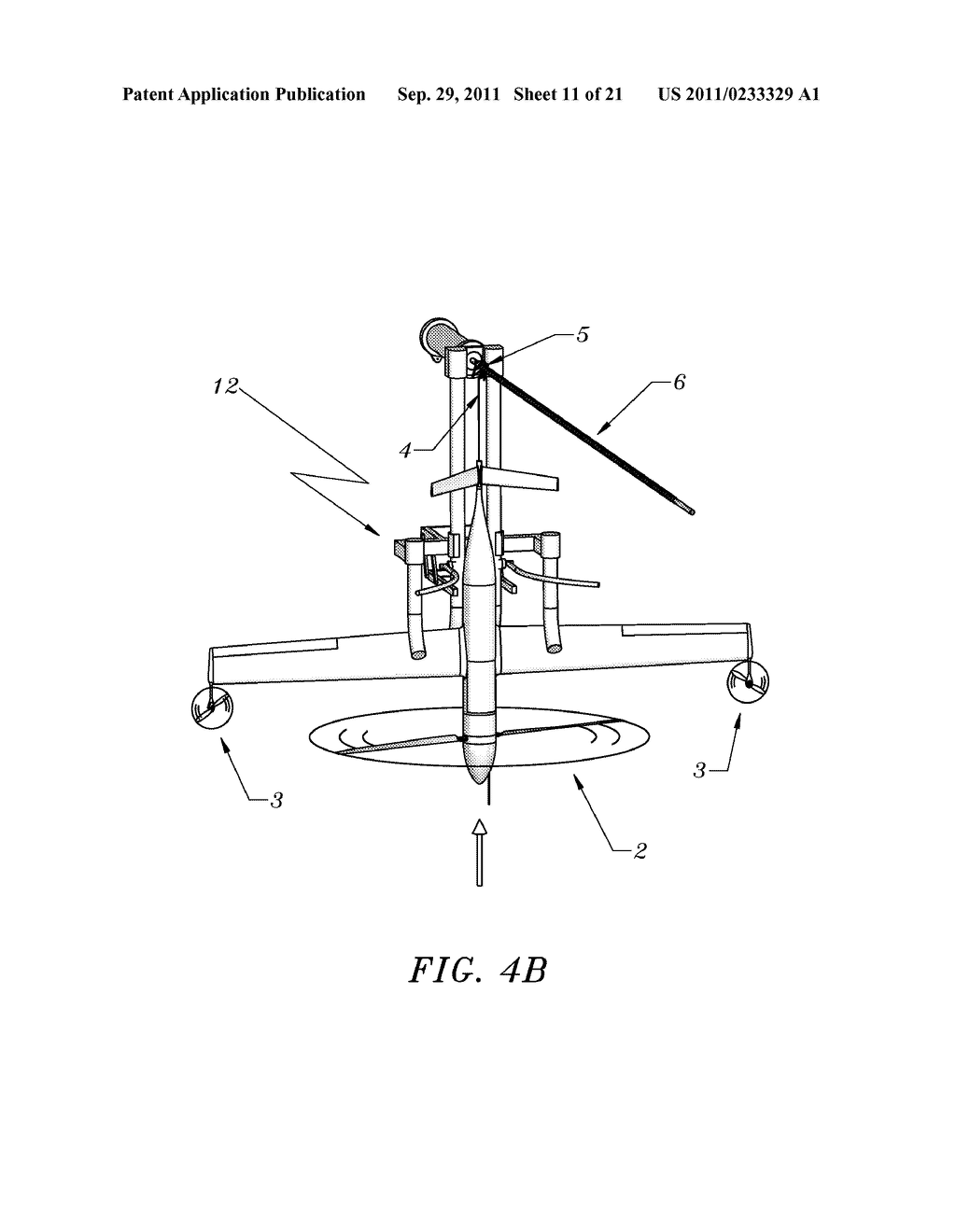 METHOD AND APPARATUS FOR AUTOMATED LAUNCH, RETRIEVAL, AND SERVICING OF A     HOVERING AIRCRAFT - diagram, schematic, and image 12