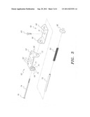 Locking arm pedestal system diagram and image