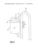 MAGNETIZED BEVERAGE CONTAINER HOLDER diagram and image