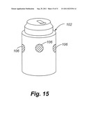 MAGNETIZED BEVERAGE CONTAINER HOLDER diagram and image