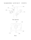 FIXING DEVICE FOR A HOLDING POLE diagram and image