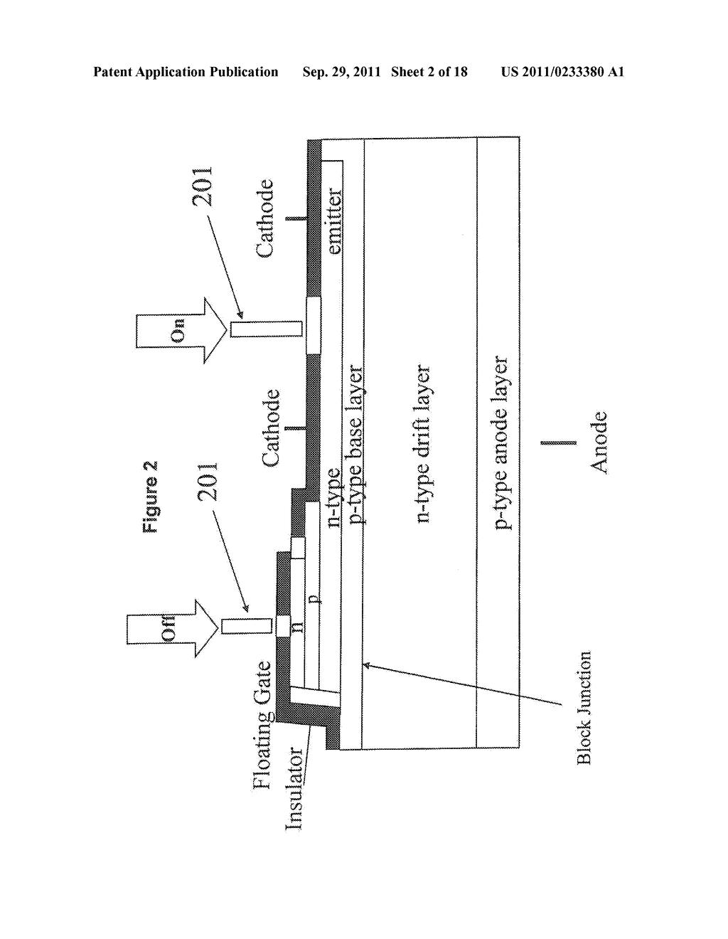 MONOLITHICALLY INTEGRATED LIGHT-ACTIVED THYRISTOR AND METHOD - diagram, schematic, and image 03