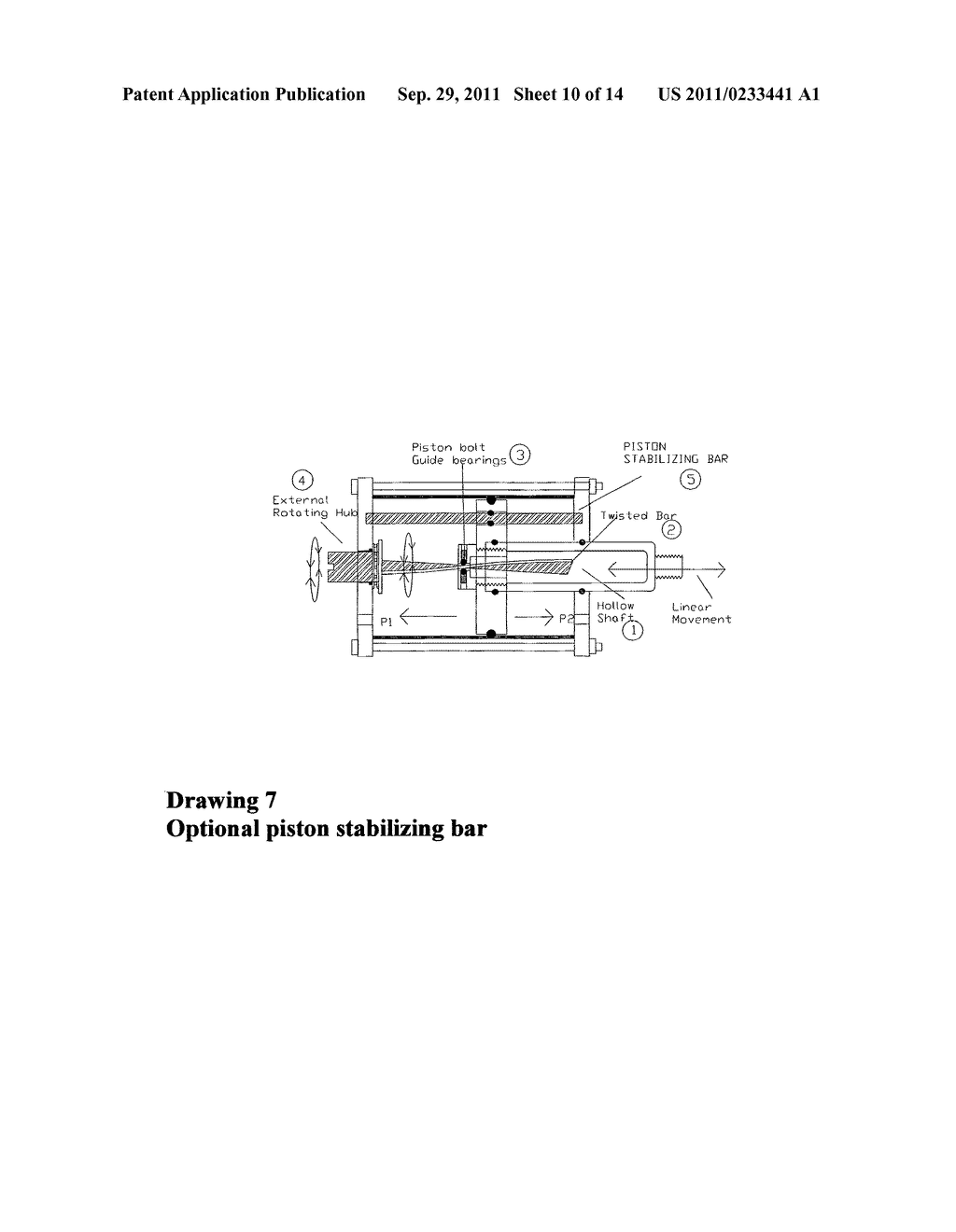 LINEAR ACTUATOR WITH INTERNAL LINEAR TO ROTARY CONVERSION AND EXTERNAL     ROTARY COMPONENT - diagram, schematic, and image 11