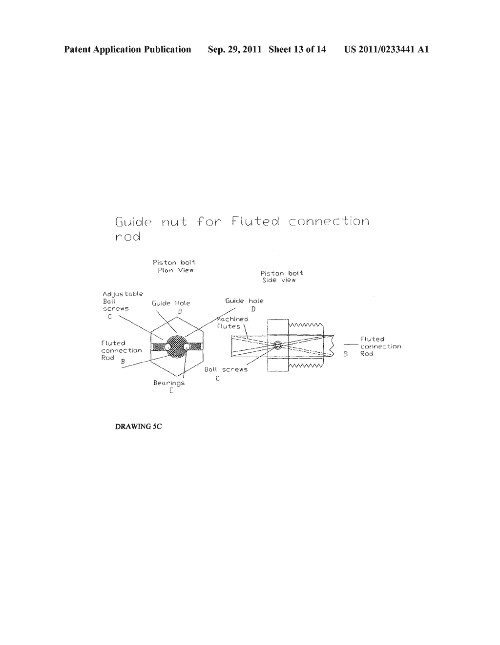 LINEAR ACTUATOR WITH INTERNAL LINEAR TO ROTARY CONVERSION AND EXTERNAL     ROTARY COMPONENT - diagram, schematic, and image 14