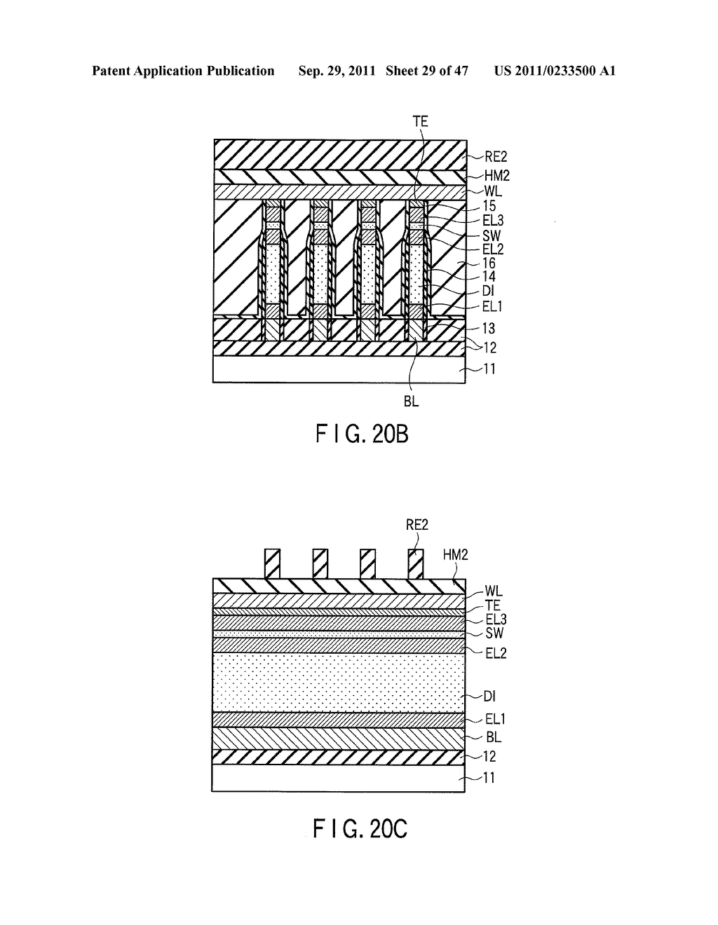 SEMICONDUCTOR MEMORY DEVICE INCLUDING MEMORY CELL HAVING RECTIFYING     ELEMENT AND SWITCHING ELEMENT - diagram, schematic, and image 30