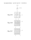 OPTICAL SEMICONDUCTOR DEVICE INCLUDING PROTRUSION STRUCTURE OF     PARALLELOGRAM CELLS AND ITS MANUFACTURING METHOD diagram and image