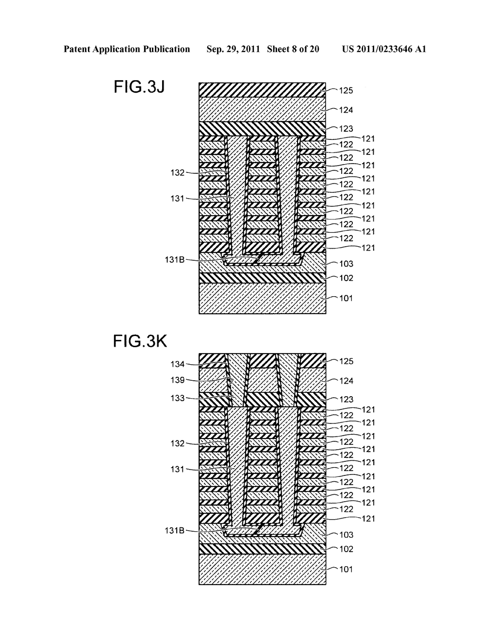 NONVOLATILE SEMICONDUCTOR MEMORY DEVICE AND METHOD OF MANUFACTURING THE     SAME - diagram, schematic, and image 09
