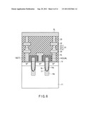 SEMICONDUCTOR MEMORY DEVICE WITH FIN diagram and image