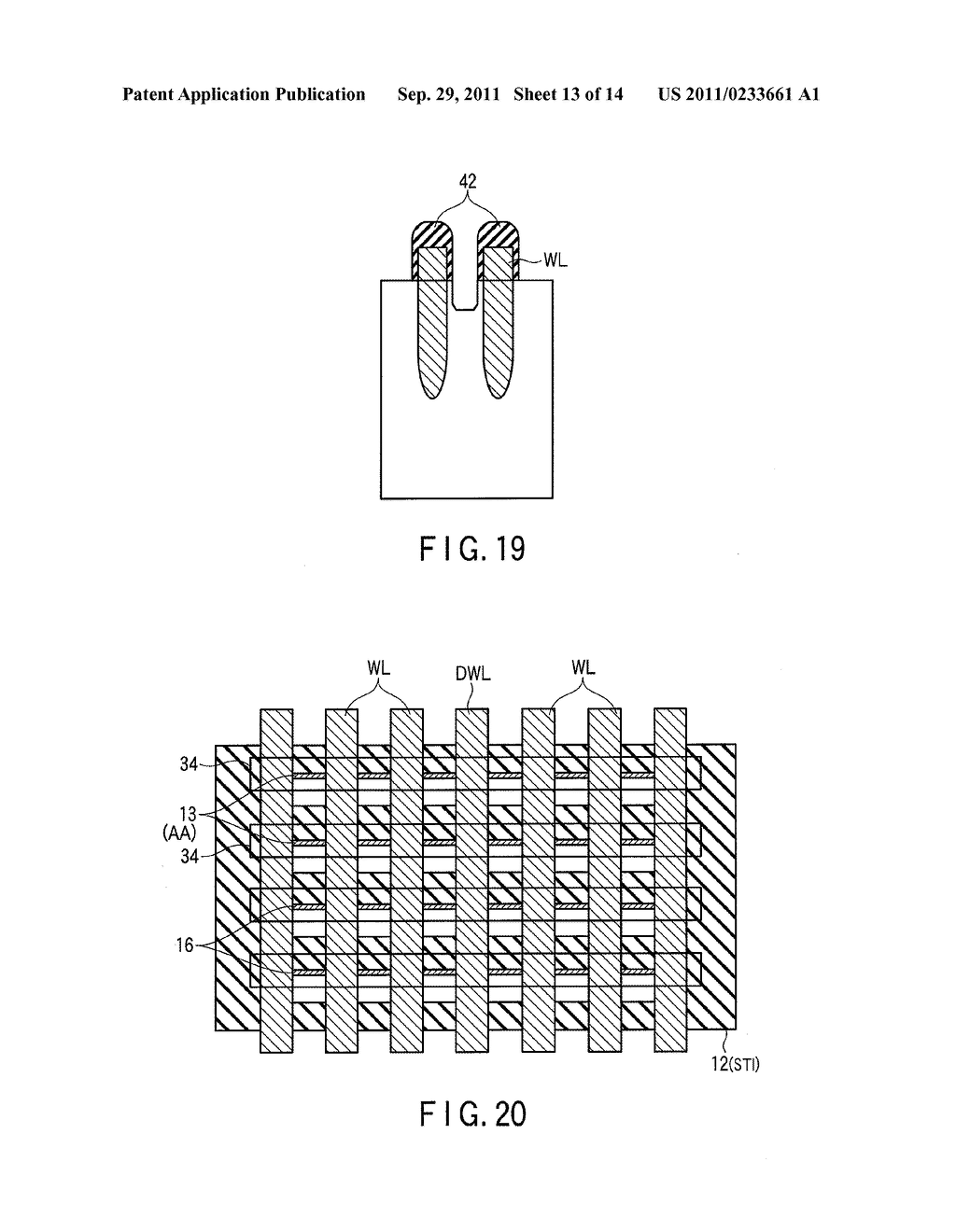 SEMICONDUCTOR MEMORY DEVICE WITH FIN - diagram, schematic, and image 14