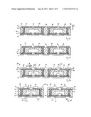 Encapsulated Semiconductor Chip with External Contact Pads and     Manufacturing Method Thereof diagram and image