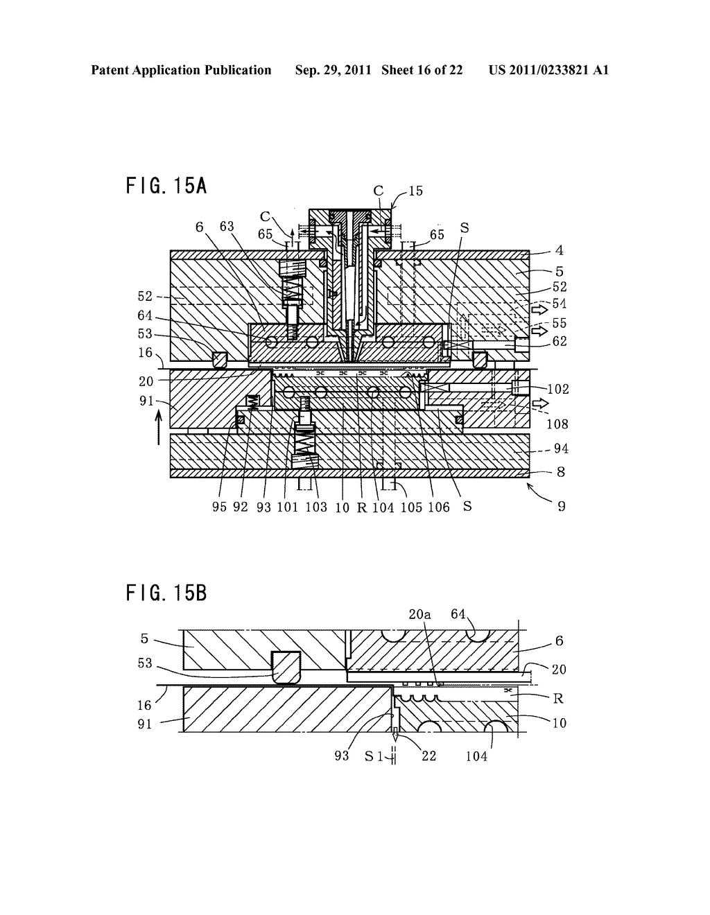 COMPRESSION RESIN SEALING AND MOLDING METHOD FOR ELECTRONIC COMPONENT AND     APPARATUS THEREFOR - diagram, schematic, and image 17