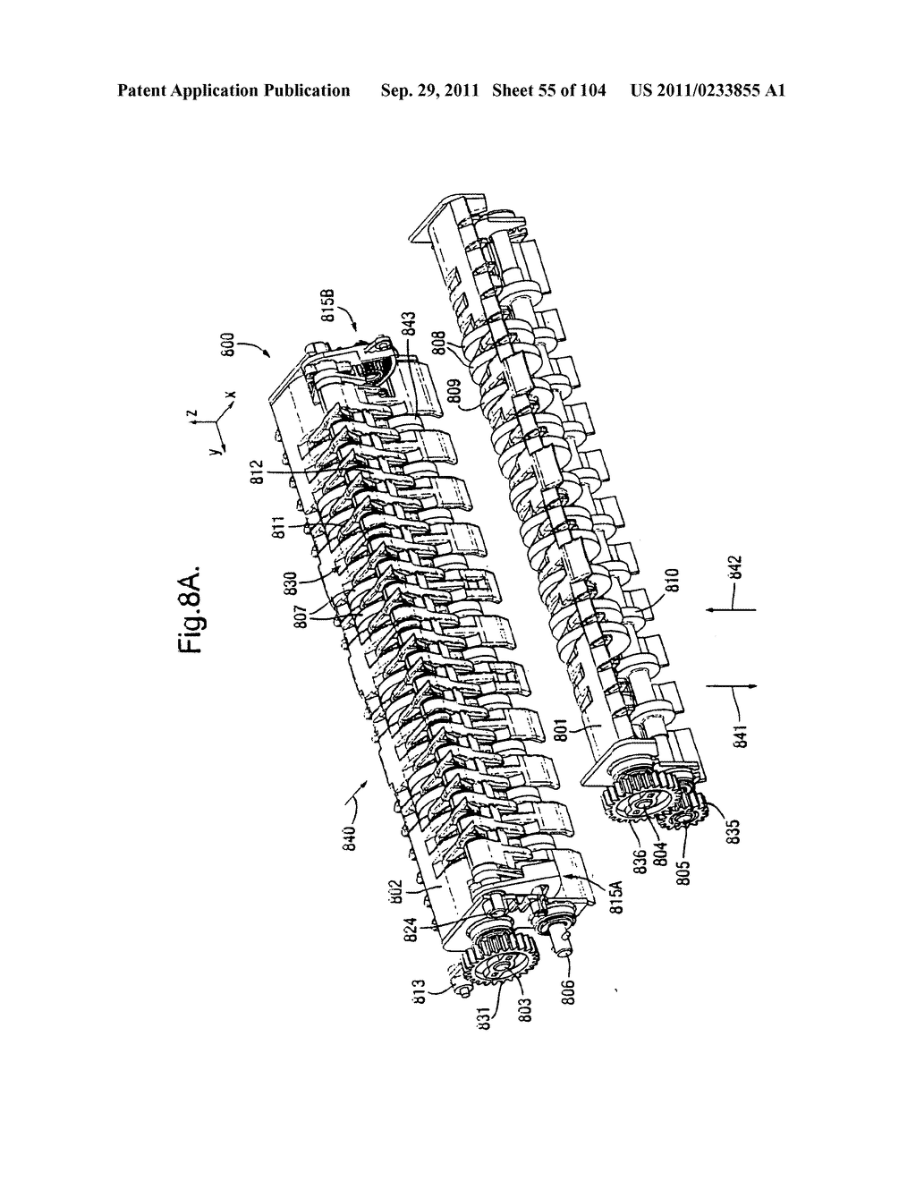 Document handling apparatus - diagram, schematic, and image 56