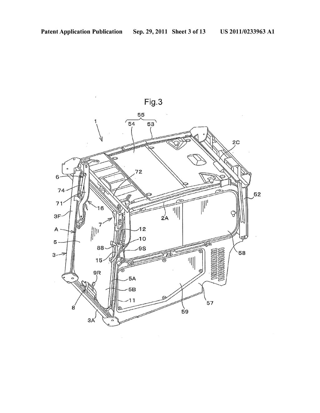 Cabin Unit for Work Machine - diagram, schematic, and image 04