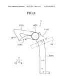 STRUCTURE FOR VEHICLE HIGH-STRENGTH MEMBER diagram and image