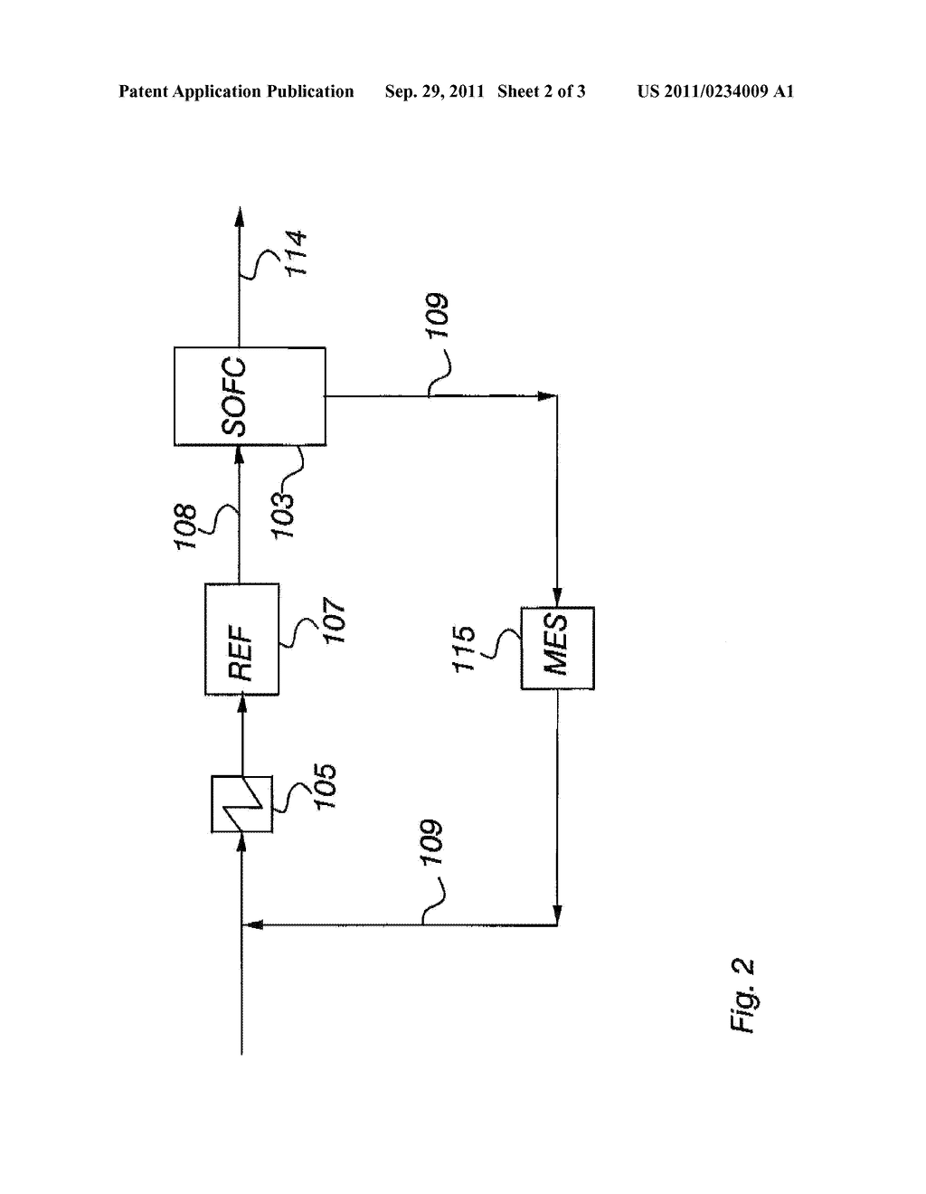 FUEL CELL DEVICE AND METHOD FOR FEEDING ELECTRICAL CURRENT TO ELECTRICAL     NETWORK - diagram, schematic, and image 03