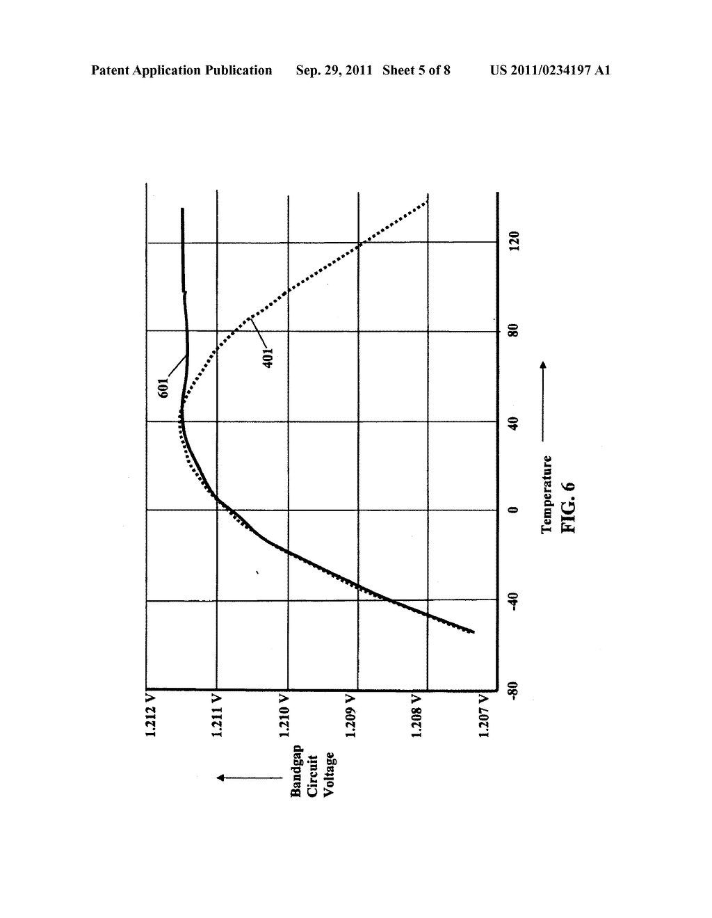 BANDGAP CIRCUIT WITH TEMPERATURE CORRECTION - diagram, schematic, and image 06