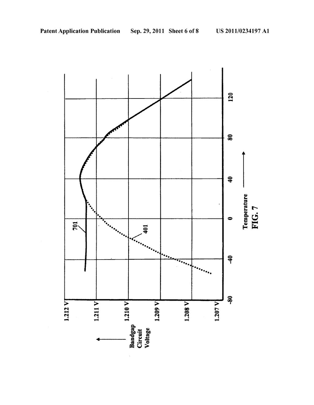 BANDGAP CIRCUIT WITH TEMPERATURE CORRECTION - diagram, schematic, and image 07