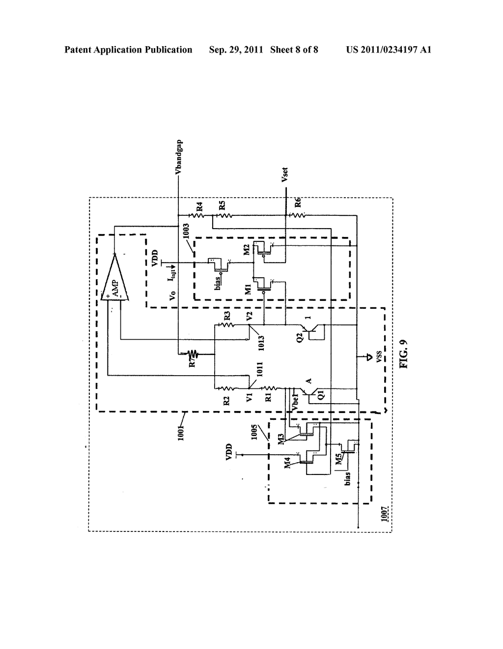 BANDGAP CIRCUIT WITH TEMPERATURE CORRECTION - diagram, schematic, and image 09