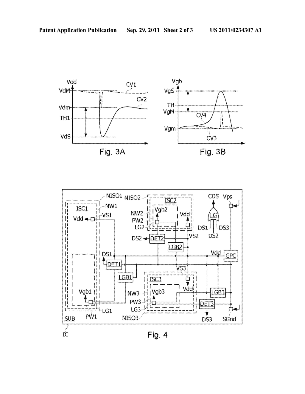 COUNTERMEASURE METHOD AND DEVICE AGAINST AN ATTACK BY FAULT INJECTION IN     AN ELECTRONIC MICROCIRCUIT - diagram, schematic, and image 03