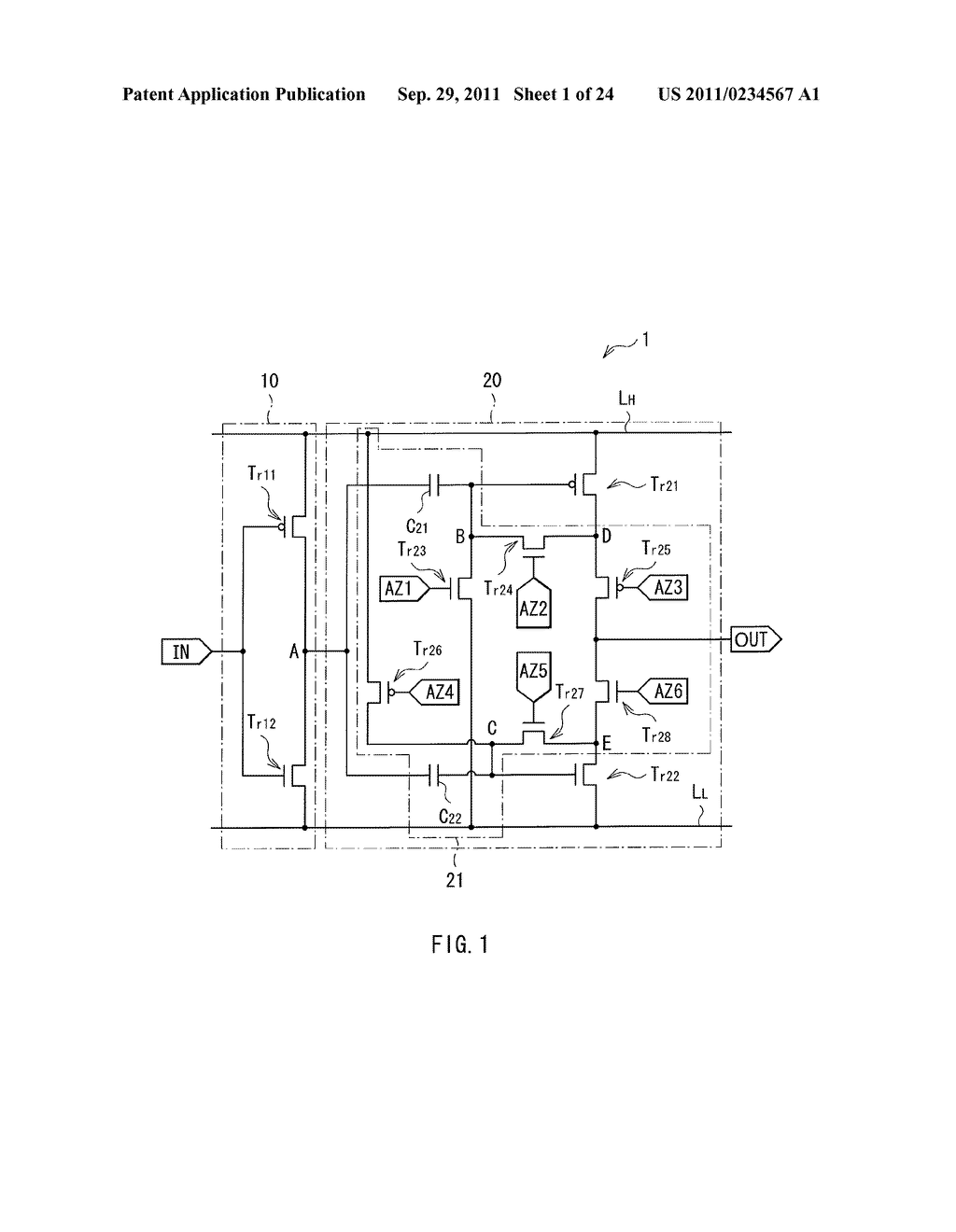 DRIVE CIRCUIT AND DISPLAY DEVICE - diagram, schematic, and image 02