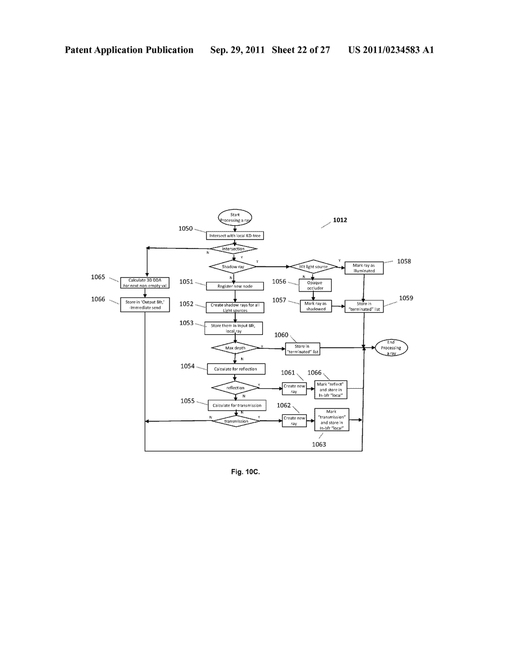 METHOD AND APPARATUS FOR PARALLEL RAY-TRACING EMPLOYING MODULAR SPACE     DIVISION - diagram, schematic, and image 23