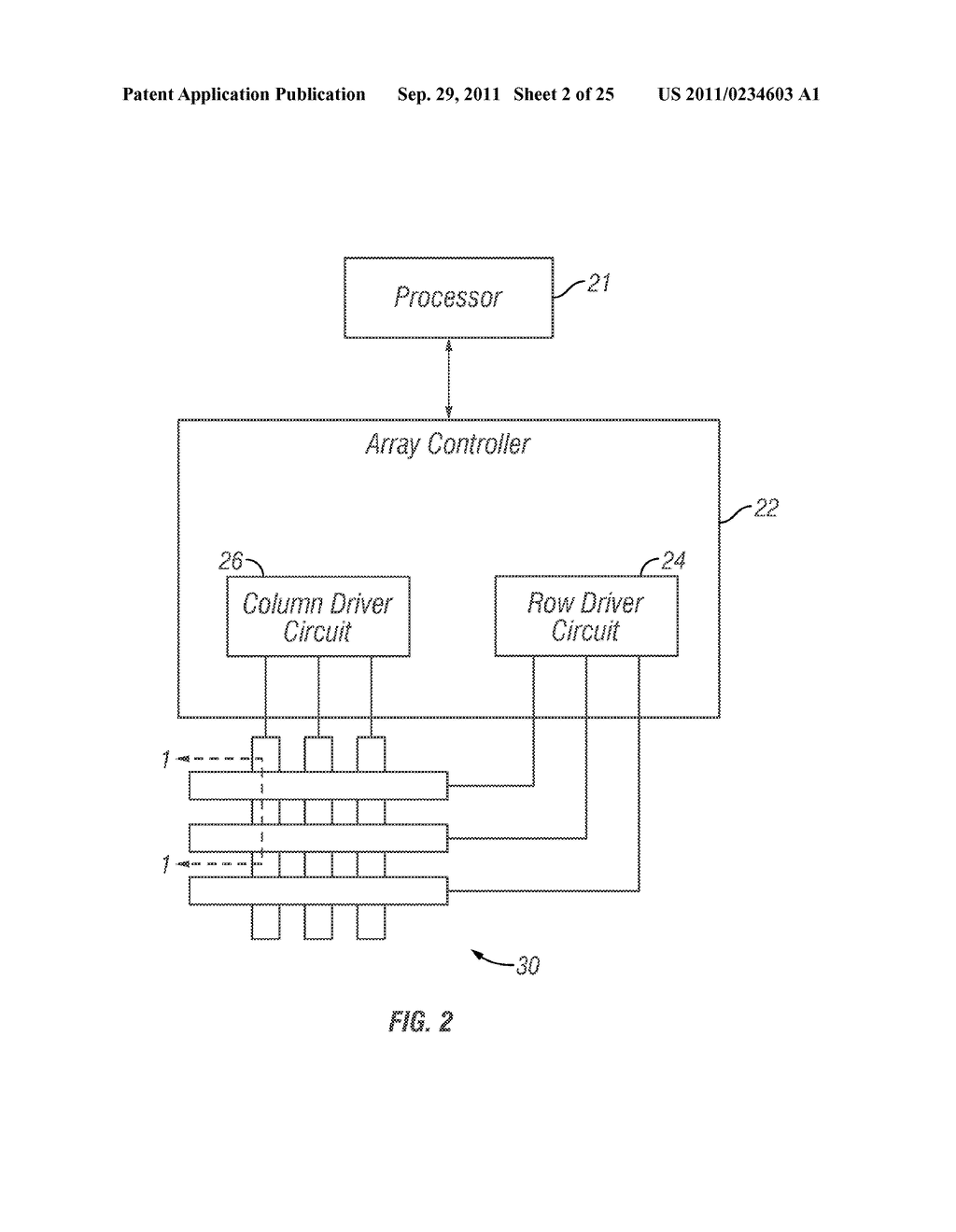 CONDUCTIVE BUS STRUCTURE FOR INTERFEROMETRIC MODULATOR ARRAY - diagram, schematic, and image 03