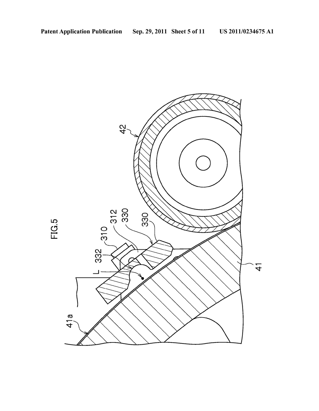 PAPER FLOATING DETECTION APPARATUS, PAPER CONVEYANCE APPARATUS AND IMAGE     RECORDING APPARATUS - diagram, schematic, and image 06