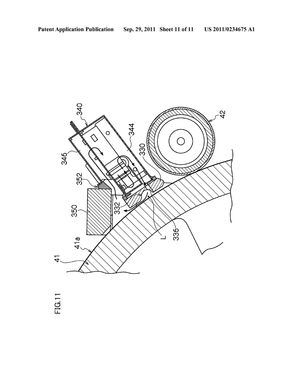 PAPER FLOATING DETECTION APPARATUS, PAPER CONVEYANCE APPARATUS AND IMAGE     RECORDING APPARATUS - diagram, schematic, and image 12