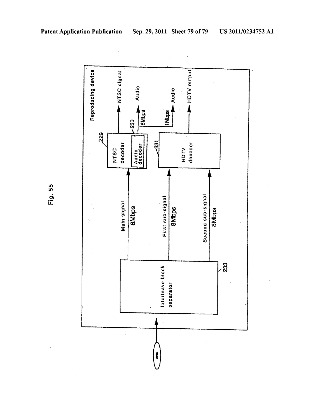 HIGH-RESOLUTION OPTICAL DISK FOR RECORDING STEREOSCOPIC VIDEO, OPTICAL     DISK REPRODUCING DEVICE, AND OPTICAL DISK RECORDING DEVICE - diagram, schematic, and image 80