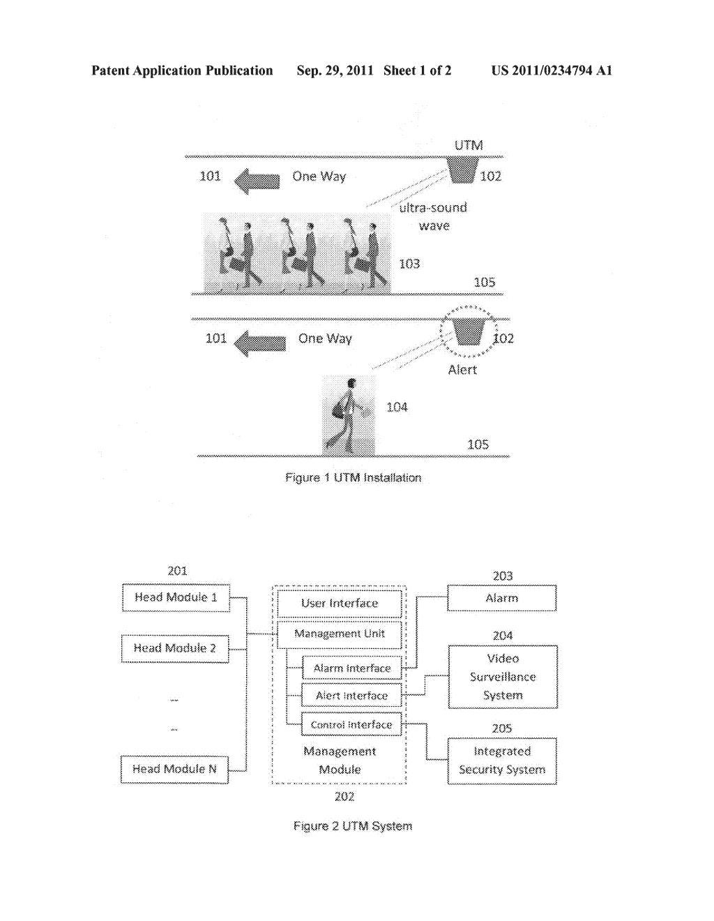 Uni-directional traffic monitoring system - diagram, schematic, and image 02