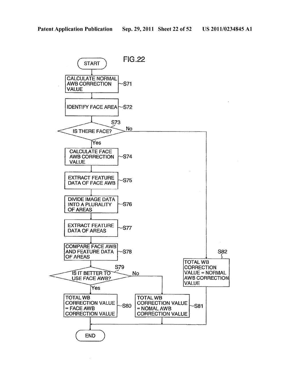 AUTO WHITE BALANCE CORRECTION VALUE CALCULATION DEVICE, METHOD, PROGRAM,     AND IMAGE PICKUP DEVICE - diagram, schematic, and image 23