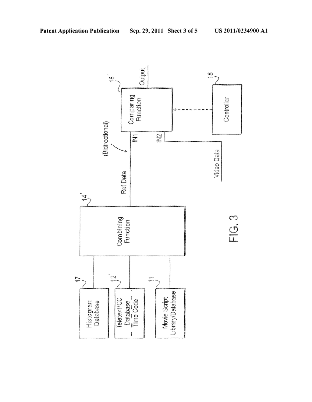 METHOD AND APPARATUS FOR IDENTIFYING VIDEO PROGRAM MATERIAL OR CONTENT VIA     CLOSED CAPTION DATA - diagram, schematic, and image 04