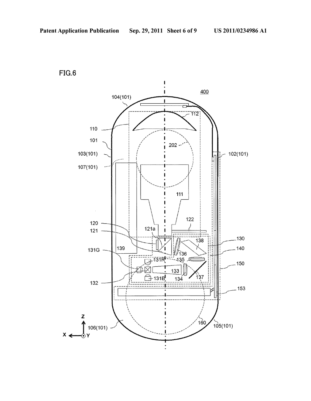 MINIATURIZED PROJECTION IMAGE DISPLAY APPARATUS - diagram, schematic, and image 07