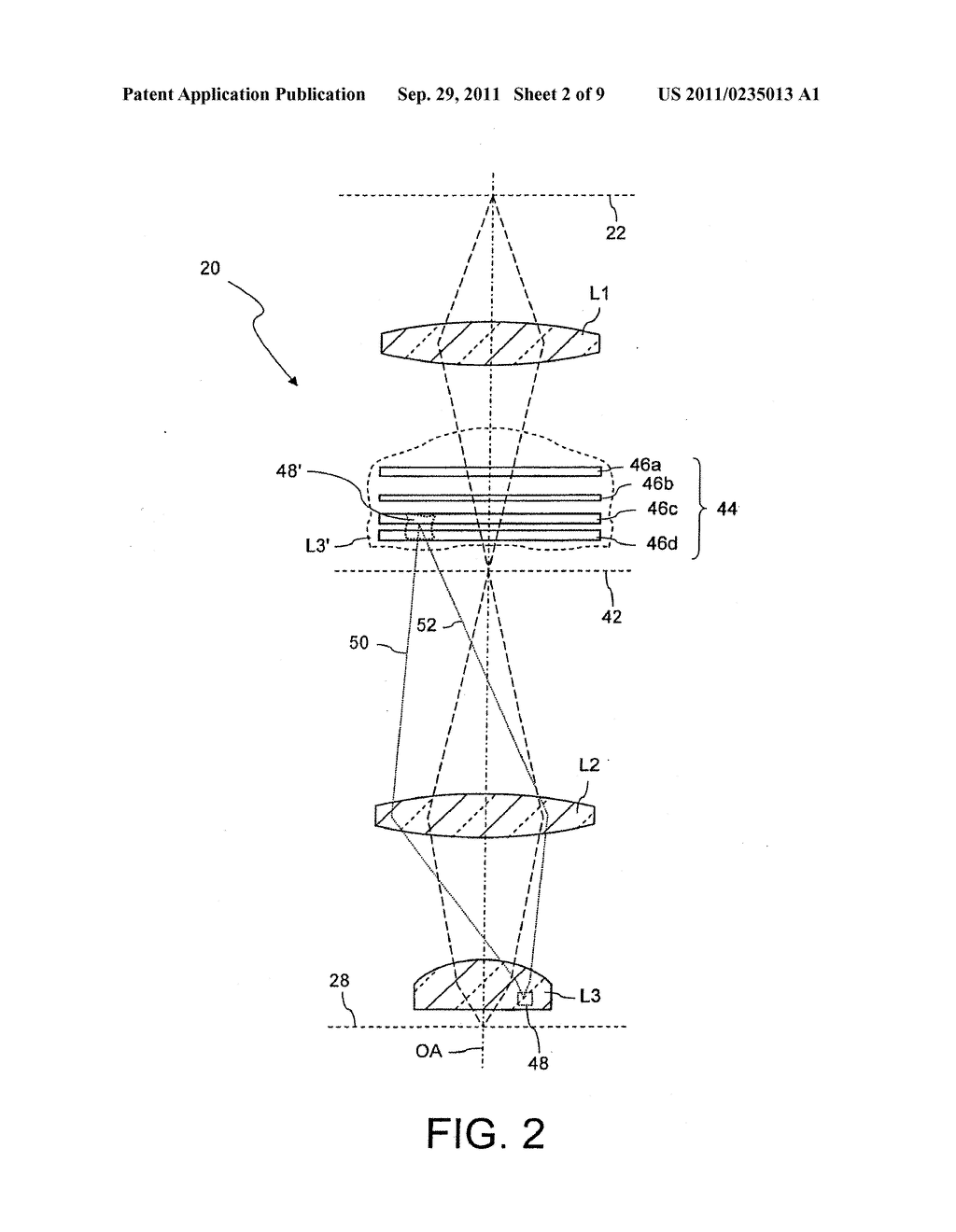 PROJECTION OBJECTIVE OF A MICROLITHOGRAPHIC PROJECTION EXPOSURE APPARATUS - diagram, schematic, and image 03