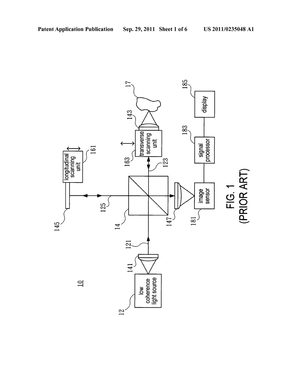 APPARATUS FOR LOW COHERENCE OPTICAL IMAGING - diagram, schematic, and image 02