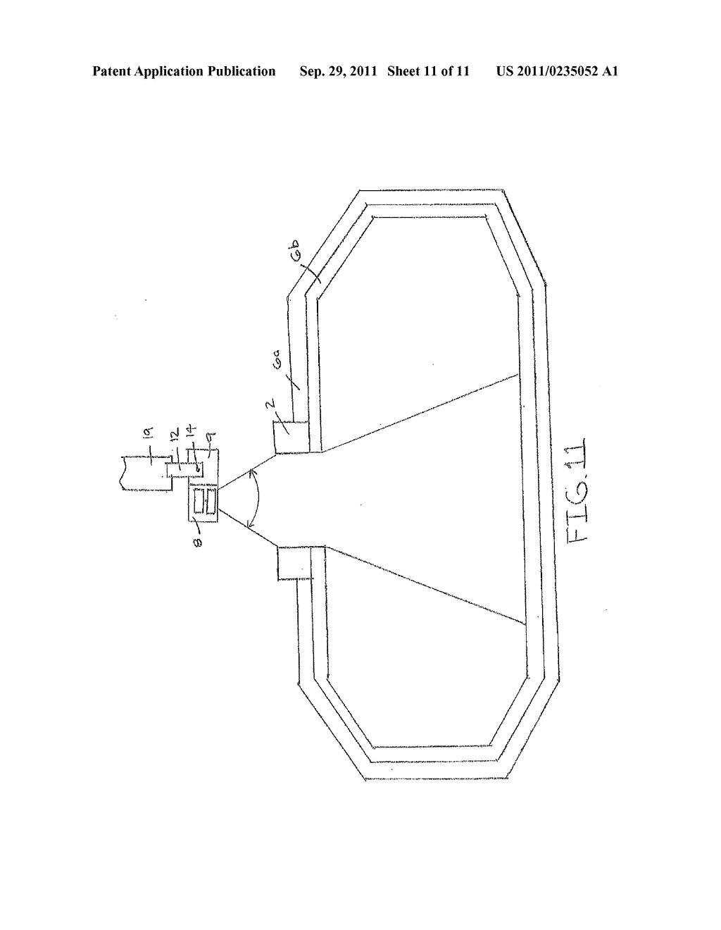 SYSTEM FOR MEASURING THE INNER SPACE OF A CONTAINER AND METHOD OF     PERFORMING THE SAME - diagram, schematic, and image 12