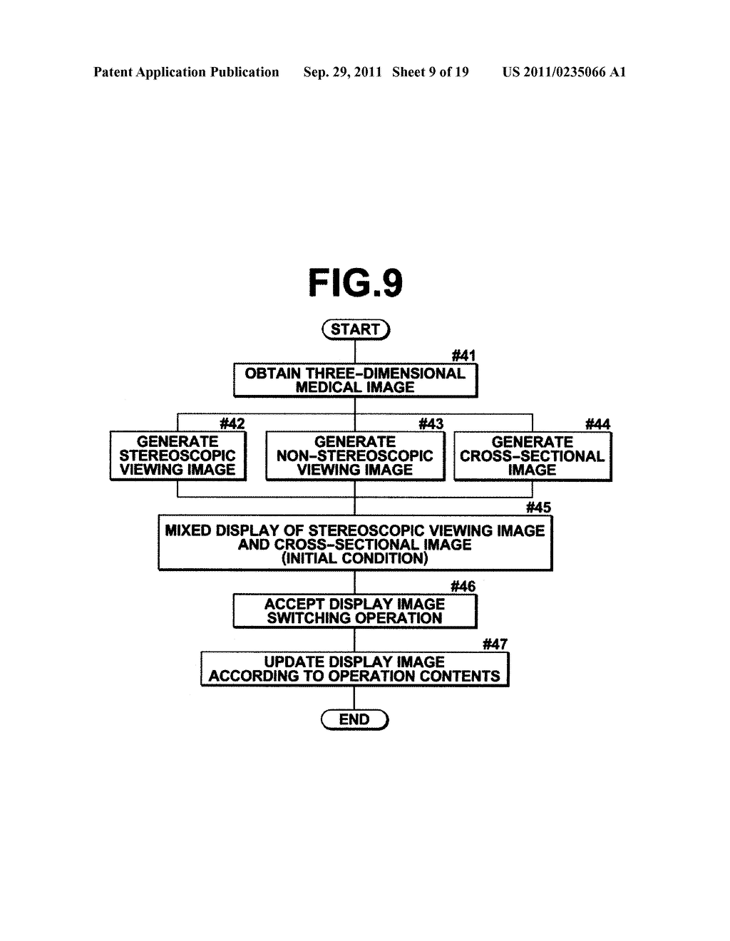 APPARATUS AND METHOD FOR GENERATING STEREOSCOPIC VIEWING IMAGE BASED ON     THREE-DIMENSIONAL MEDICAL IMAGE, AND A COMPUTER READABLE RECORDING MEDIUM     ON WHICH IS RECORDED A PROGRAM FOR THE SAME - diagram, schematic, and image 10