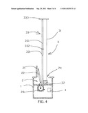 CABINET PROJECTION SCREEN WITH AUTOMATIC COVER-LIFTING FUNCTION diagram and image