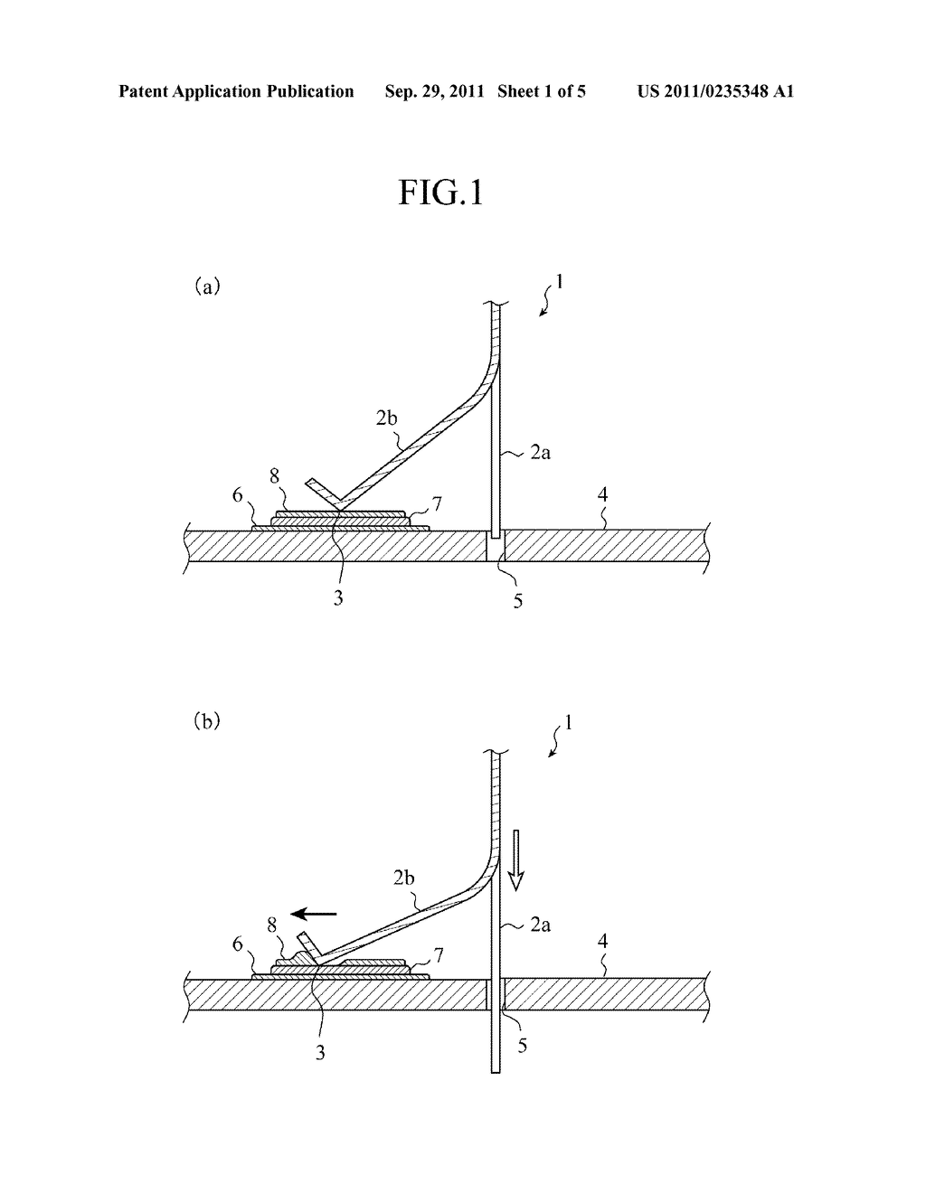 STRUCTURE FOR CONNECTING CONNECTOR, AND HEAD LAMP LIGHT SOURCE LIGHTING     DEVICE USING THE STRUCTURE - diagram, schematic, and image 02