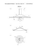 STRUCTURE FOR CONNECTING CONNECTOR, AND HEAD LAMP LIGHT SOURCE LIGHTING     DEVICE USING THE STRUCTURE diagram and image