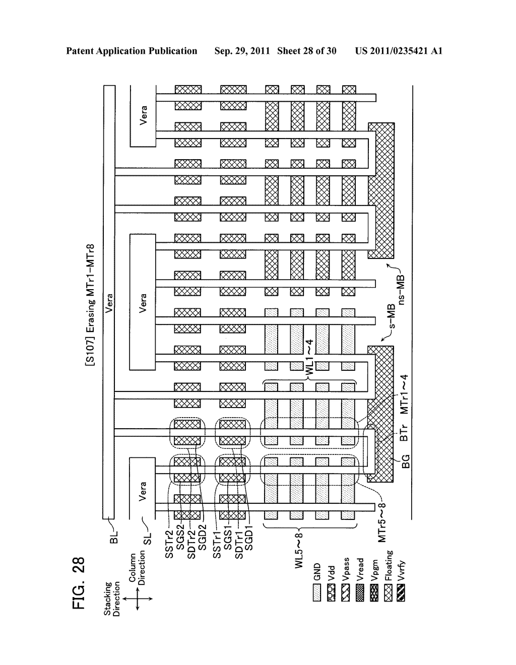 NONVOLATILE SEMICONDUCTOR MEMORY DEVICE - diagram, schematic, and image 29